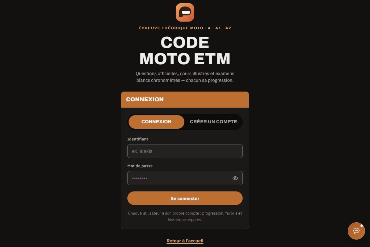 Code Moto ETM